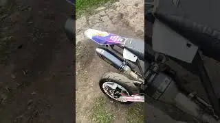 питбайк сборка выхлопной системы #питбайк #эндуро #выхлоп #ycf #кросс #buggy