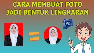 3 Cara memotong(Crop) foto bentuk lingkaran di Photoshop