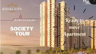 Purvanchal Royal City - Society Tour #purvanchalroyalcity #bricksbybricks