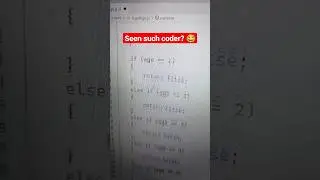 How not to code? 