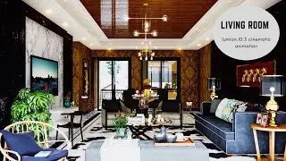 Modern living room .lumion 10.3 cinematic animation