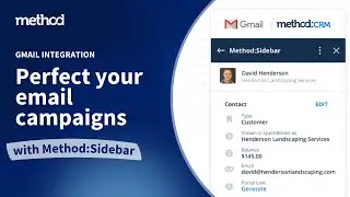 Method:Sidebar – The perfect Gmail integration for your email campaigns