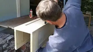 Replacing Round Entry Way Posts With Square Columns