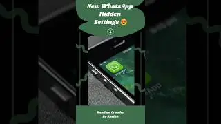 WhatsApp hidden settings 2023 #shorts