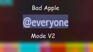 (Black MIDI) Bad Apple @everyone mode v2 - LucasMIDI and others (1.28 Billion)