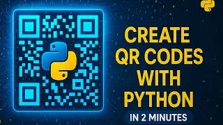 Python QR code generate in 2 minutes | QR Codes with Python 🔥 | Quick Python Project 