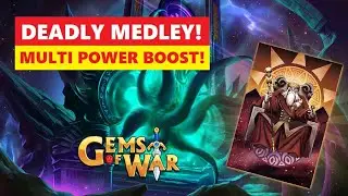 Gems Of War Raid Boss! Fast Power Boost Best NO MYTHIC Team?