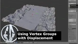 How to Configure the Displacement Modifier with Vertex Groups