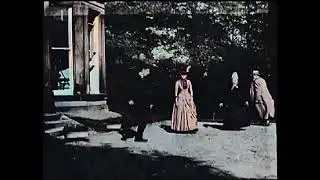 Roundhay garden scene (1888) colorised with sound
