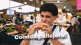 PROBANDO COMIDA CALLEJERA EN ALEMANIA