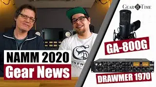 Gear News NAMM 2020 - Golden Age GA 800G & Drawmer 1970 | Gear Time