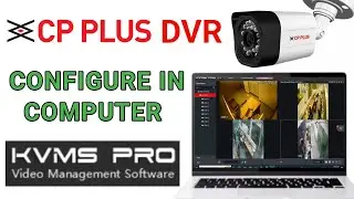 How to connect CP plus DVR camera in computer | Kvms pro