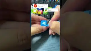 Drawing Telegram on the keyboard 
