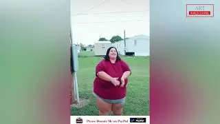 SSBBW lady Dancing | bbw girl | ssbbw big booty dance | cute big girl | ssbbw big booty