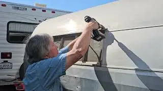 Rear Window Removal and back panel. Part 5