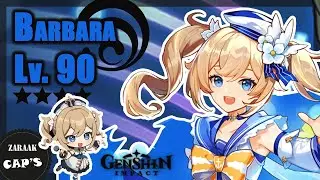 L'IDOLE ! CAPSULE : BARBARA MAX ! BUILD SUPPORT - BEST SETS & ARMES LVL 90 SHOWCASE - GENSHIN IMPACT