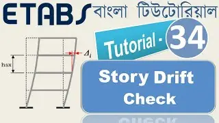 34. Story Drift Check for Wind according to BNBC 2020 I Civil Engineering Tips