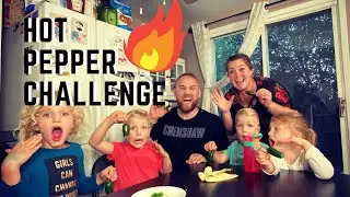 KIDS HOT PEPPER CHALLENGE! - It Was Hot!