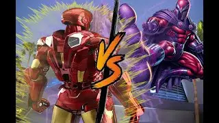 [MARVEL VS. SNK] MAGNETO VS. IRONMAN ! (SUPER INTENSE EXCITING MATCH)
