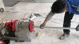 Galvanizli Boru Diş Açma ve İnegal Te Bağlantısı