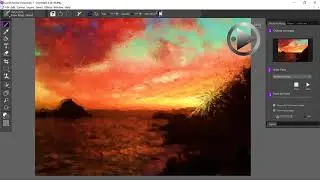How to clone paint a landscape in Painter Essentials 7