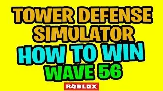 ROBLOX Tower Defense Simulator How To Win Wave 56 GOLDEN ZOMBIE SENTRY UPDATE