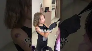 La nostra Alessietta ha fatto i capelli a sua mamma 😍Cosa ne pensate? La assumiamo?💇🏼‍♀️ #shorts