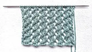 Textured openwork pattern with cords for a jumper, sundress