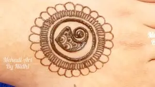 Day 58/60...New Mandala Art Mehndi Design for Hands | Henna Designs | Detailed Mehndi Design