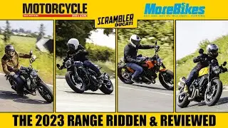 Ducati Scramblers  - Meeting and test riding the Next Gen Family