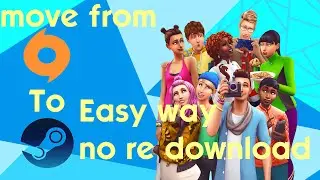 Move The Sims 4 from Origin to Steam without re download the whole game