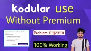 How To Use Kodular App Builder Without Membership | Use Kodular Without Premium | Kodular Fenix App