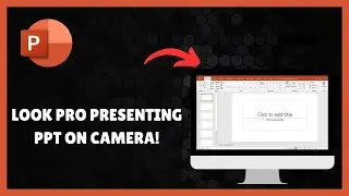 How to RECORD YOURSELF PRESENTING a POWERPOINT