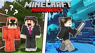 Minecraft Manhunt but WE SWAP MODDED DIMENSIONS