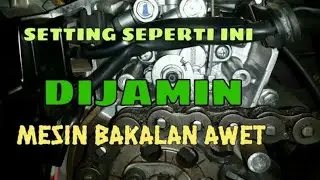 CARA SETTING POMPA OLI SAMPING NINJA