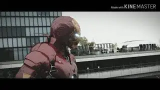Iron man test render in Blender Eevee.