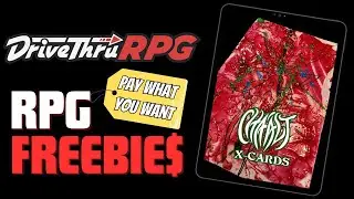 RPG Freebies: Cha'alt X-Cards (Free)