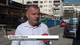 POČELO POSTAVLJANJE NADSTREŠNICE NA GRADSKOJ TRŽNICI