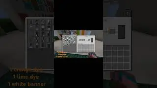 How to make the Ireland 🇮🇪 flag in Minecraft #minecraft #flag #shorts