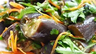 САМЫЙ ПРОСТОЙ РЕЦЕПТ МАРИНОВАННЫХ БАКЛАЖАНОВ. ВКУСНАЯ ЗАКУСКА. НРАВИТСЯ ВСЕМ!