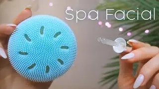 ASMR Sleep Inducing Spa Facial - No Talking ASMR For Sleep