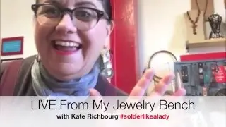 LIVE From My Jewelry Bench Casting with Potter USA & shaping Stones with the Jool Tool