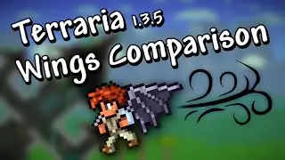 Terraria - All Wings Comparison (Version 1.3.5)