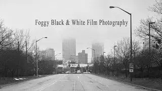 Black & White Fog Photography on Film l Kentmere 400 Medium Format 120 Film l Mamiya 645