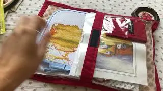 Процессы вышивки крестиком. Посылка от Панны. Оформленные работы,покупки 💐❤️