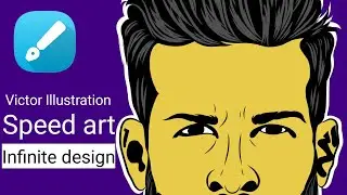 How to create victor face. | Victor face design Speed art.| #infinitedesign #illustration
