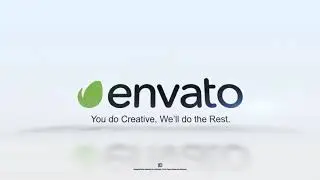 Clean Word Flip Logo Reveal