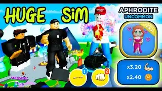 Most Strongest Body and Weight in Get Huge Simulator!