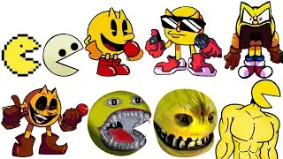 Pac-Man Power Levels (Friday Night Funkin, FNF Mod, Arcade World)
