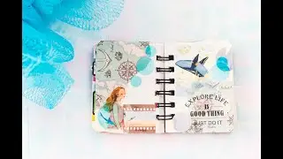 Mini Journal, Blue sea theme, ASMR,